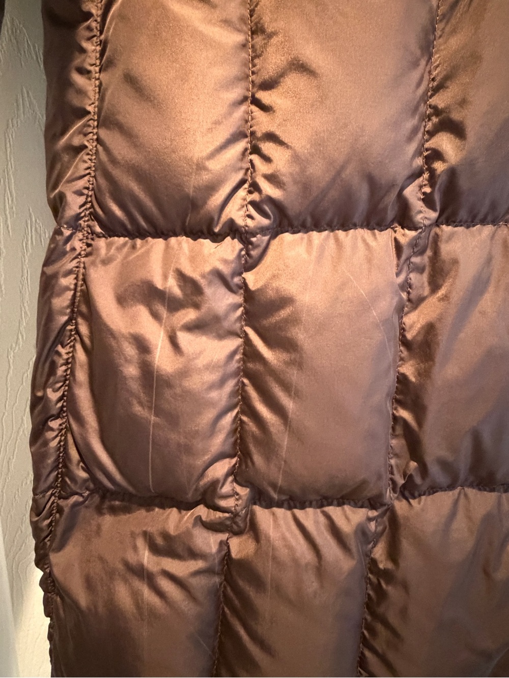 The North Face Metropolis 600 Fill Down Parka Brown Hooded Coat Women’s M - Picture 8 of 9